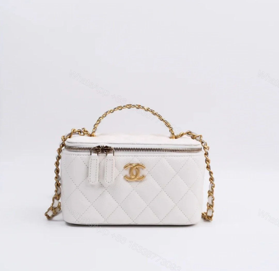 Chanel Vanity Caviar Lettres Top Handle — view 1