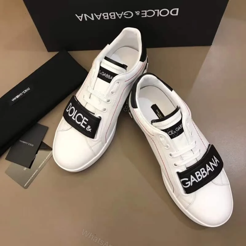 View 6 of DOLCE & GABBANA UNISEX SHOES PORTOFINO SNEAKERS IN NAPPA CALFSKIN – DG24