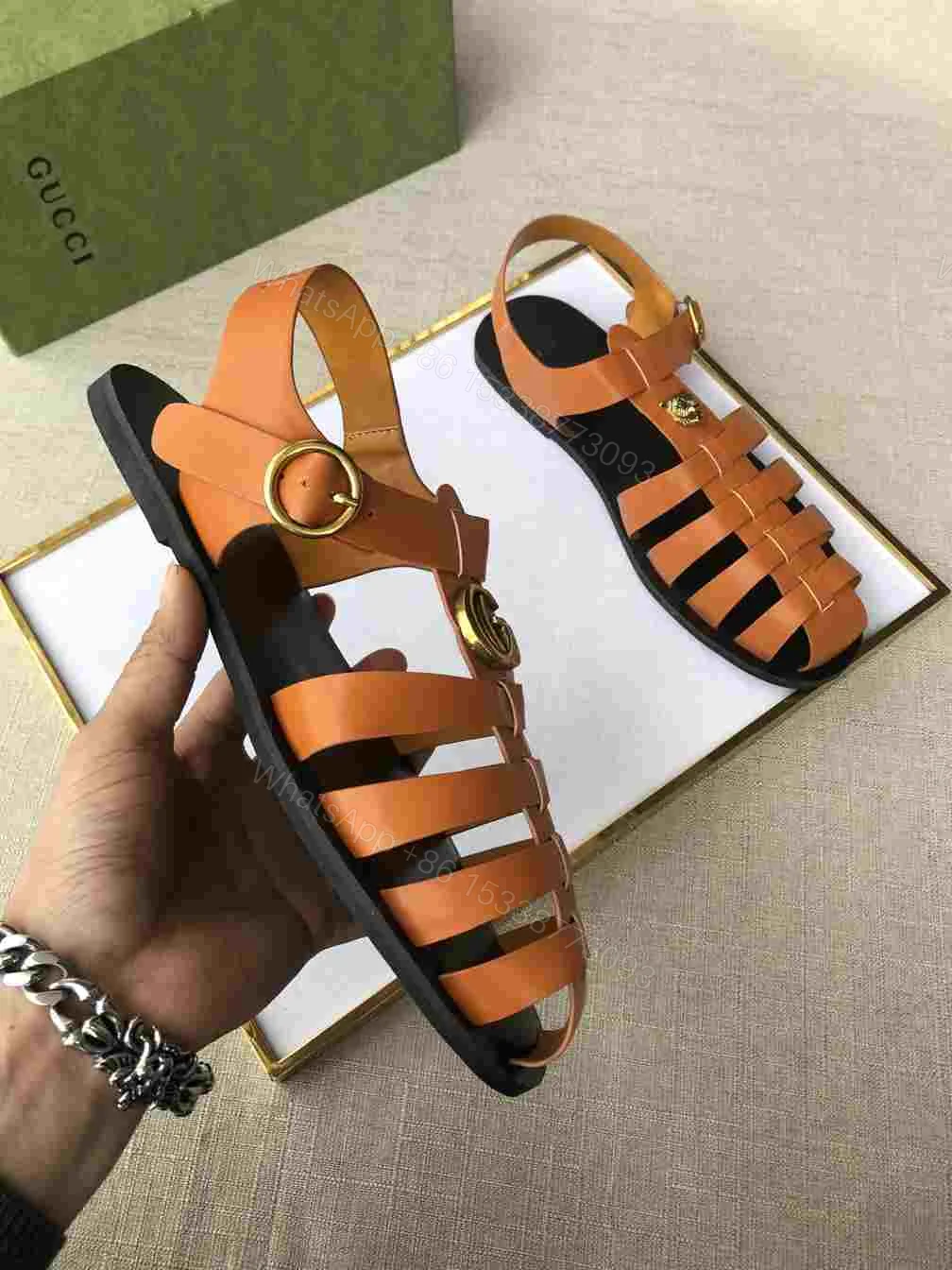 View 9 of GUCCI SANDAL WITH DOUBLE G – SDG006