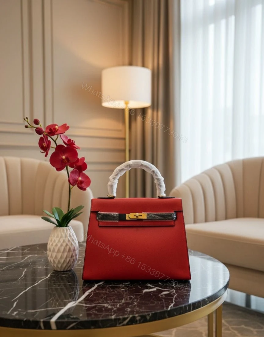 View 2 of FIRST COPY Hermes Kelly 25cms High Quality leather Bag