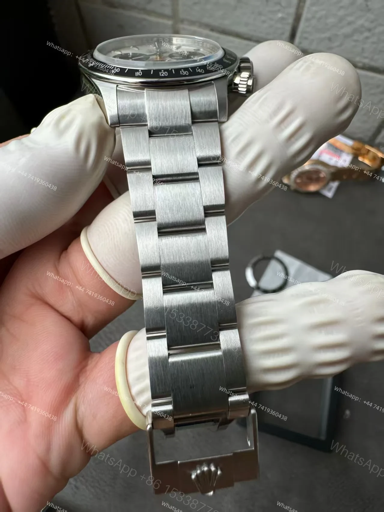 View 9 of Rolex Daytona 116500 Panda Customization Blaken Paul Newman 4130 Movement Best Super Clone