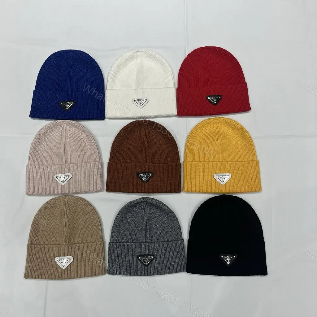 View 3 of Bold Knit Beanie - Premium Colorful Cuffed Style, Luxury Logo