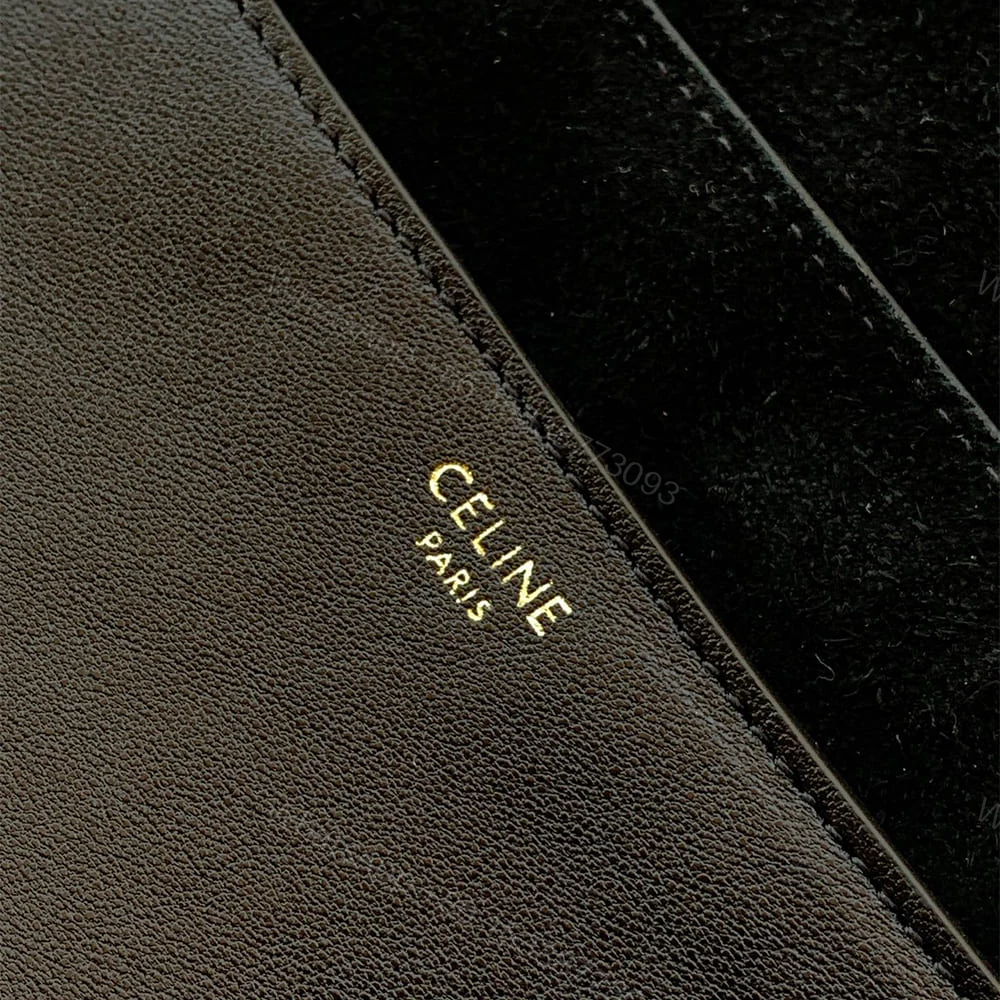 View 7 of CELINE HALFMOON SOFT TRIOMPHE BAG IN SUPPLE SHINY LAMBSKIN(HIGH-END GRADE)