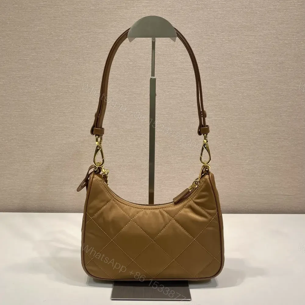 View 2 of 高仿Prada*RE-Nylon系列1BC204單肩包棕色免檢版
