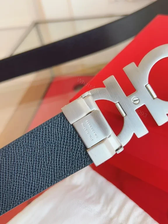 View 6 of Elegant Buckle Leather Belt: Modern, All-Day Comfort, Ferragamo Buckle Belt