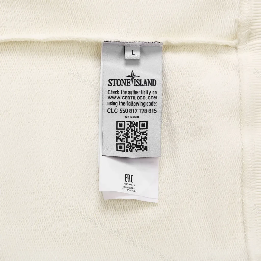 View 3 of Minimalist Off-White Cotton-Jersey Crewneck with Arm Panels