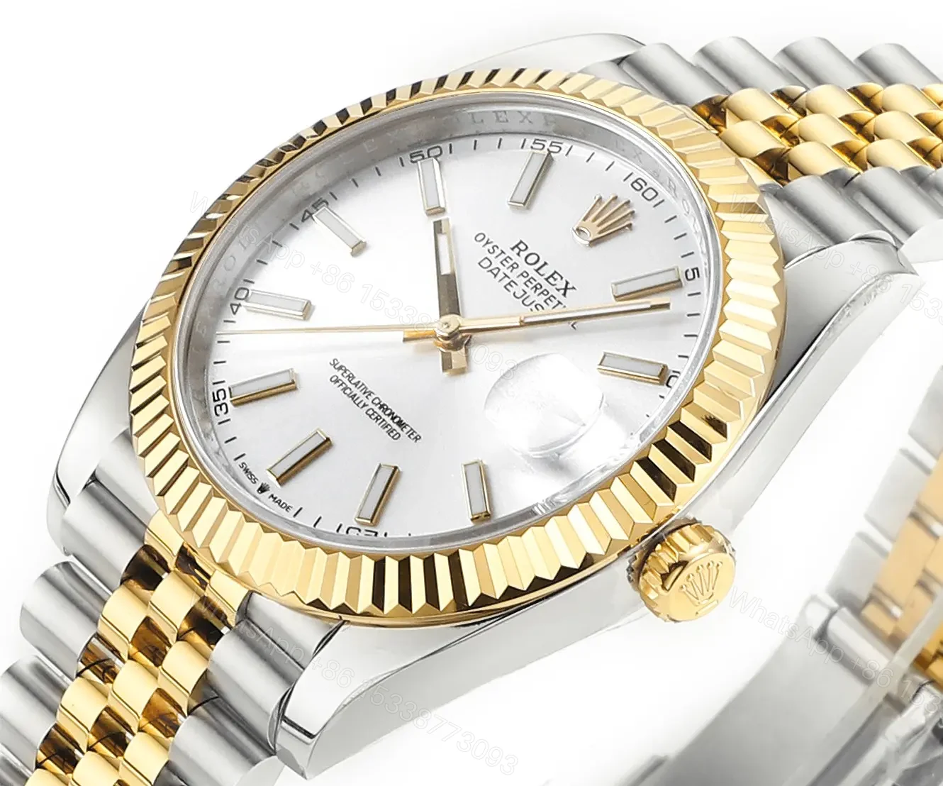 View 4 of Clean Factory DDF Classic White Gold Fluted Watch