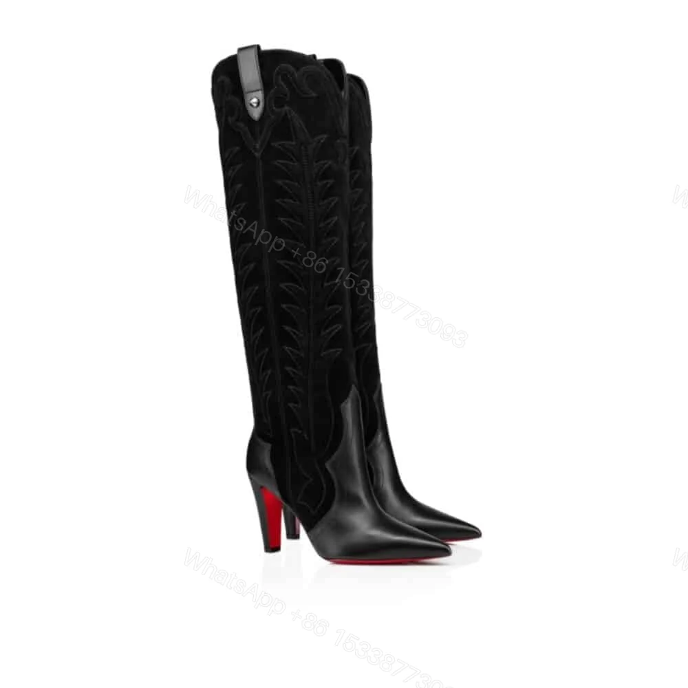 View 9 of CHRISTIAN LOUBOUTIN SANTIA BOTTA 85 BOOTS BLACK 3220701BK01