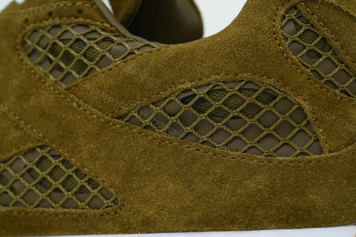 View 5 of Bottega Veneta Orbit Suede Green