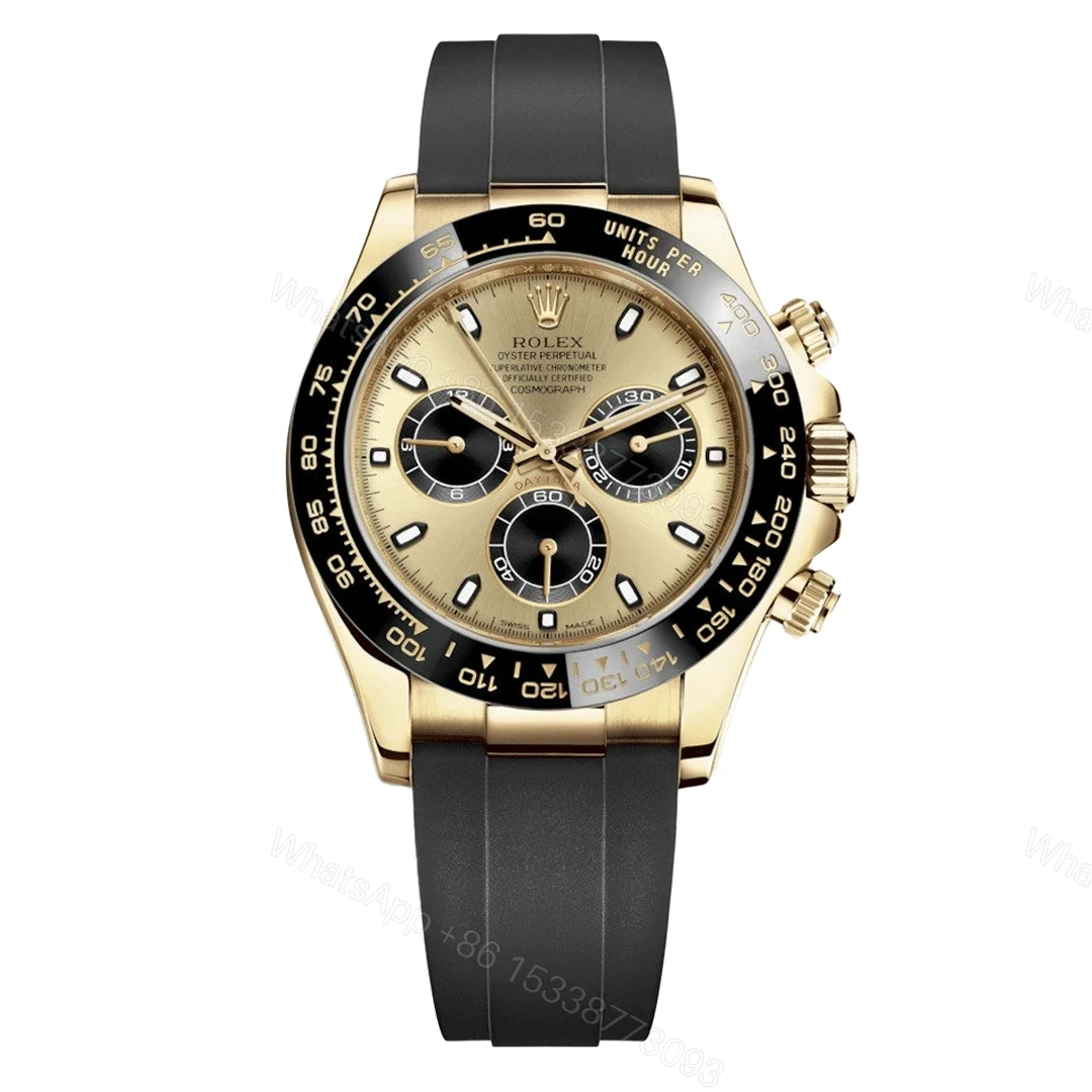 Rolex Daytona Cosmograph Gold Dial 116518 Replica — view 1