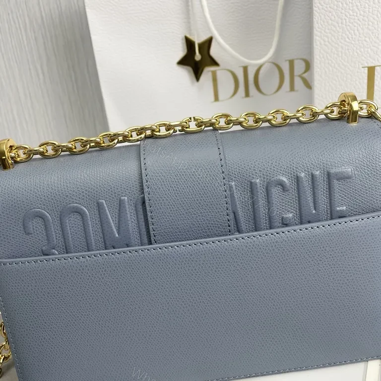 View 2 of Blue Calfskin Dior Bag: Sophisticated Everyday Luxury Prioretta