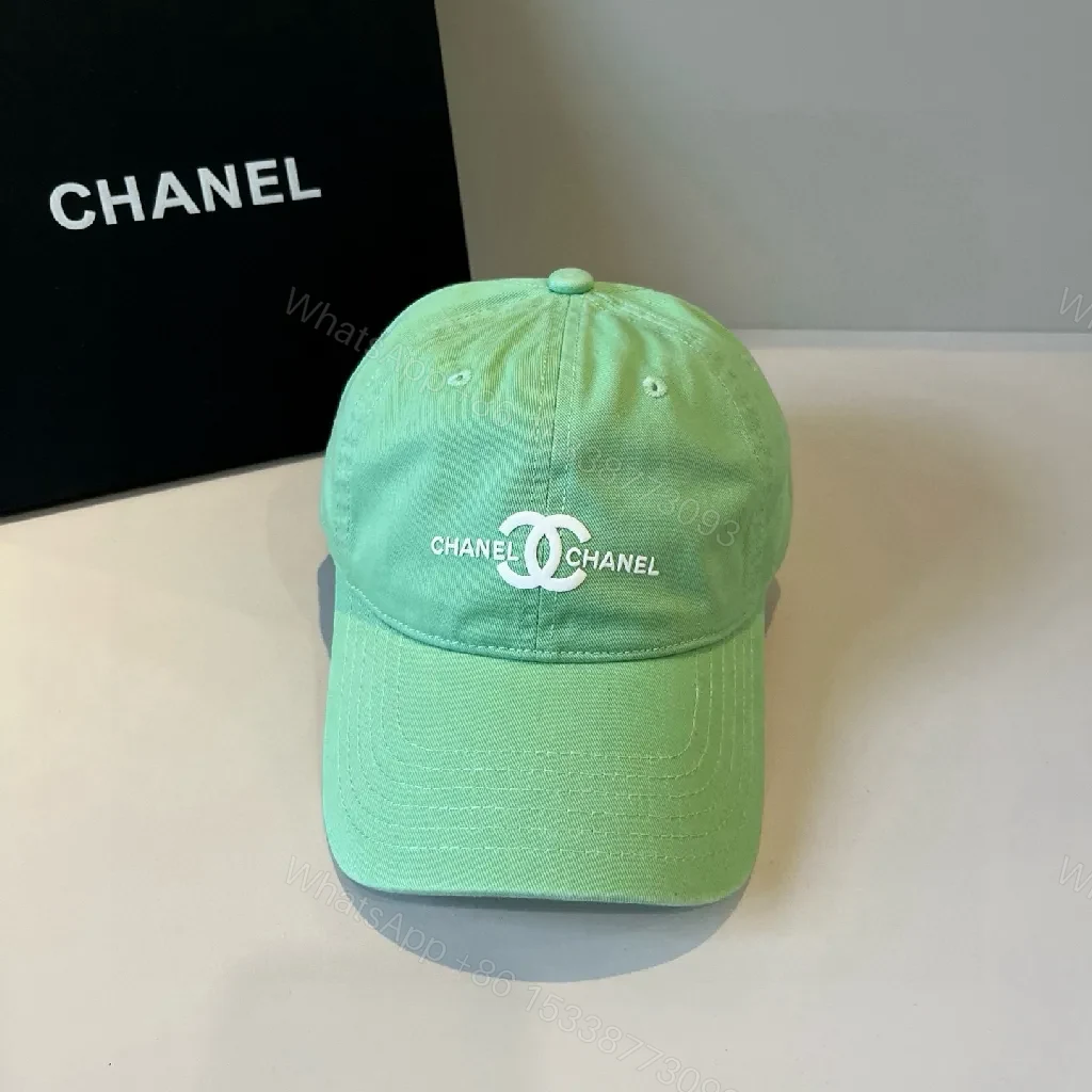 View 5 of Colorful Cotton Cap: Luxe-Inspired, Logo-Detail Cap