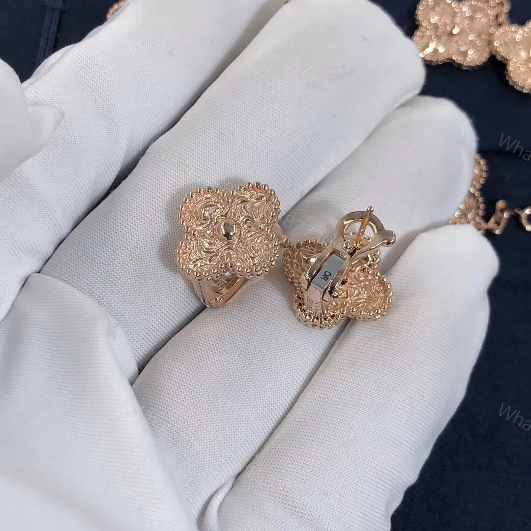 View 4 of Van Cleef & Arpels Vintage Alhambra Earrings