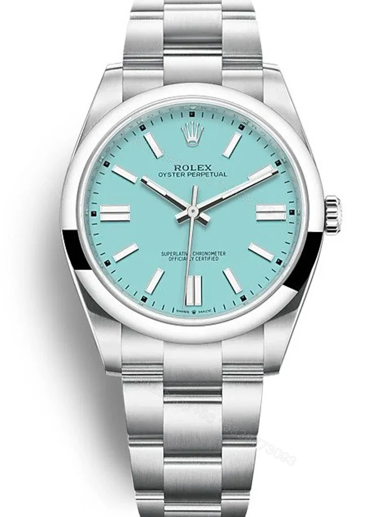 Replica Rolex Oyster Perpetual Tiffany Blue Dial 124300 41 mm — view 1