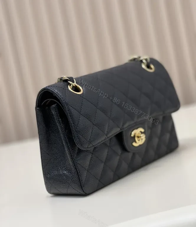 View 8 of Chanel-Inspired Quilted Leather Shoulder Bag: Luxe Everyday elegance