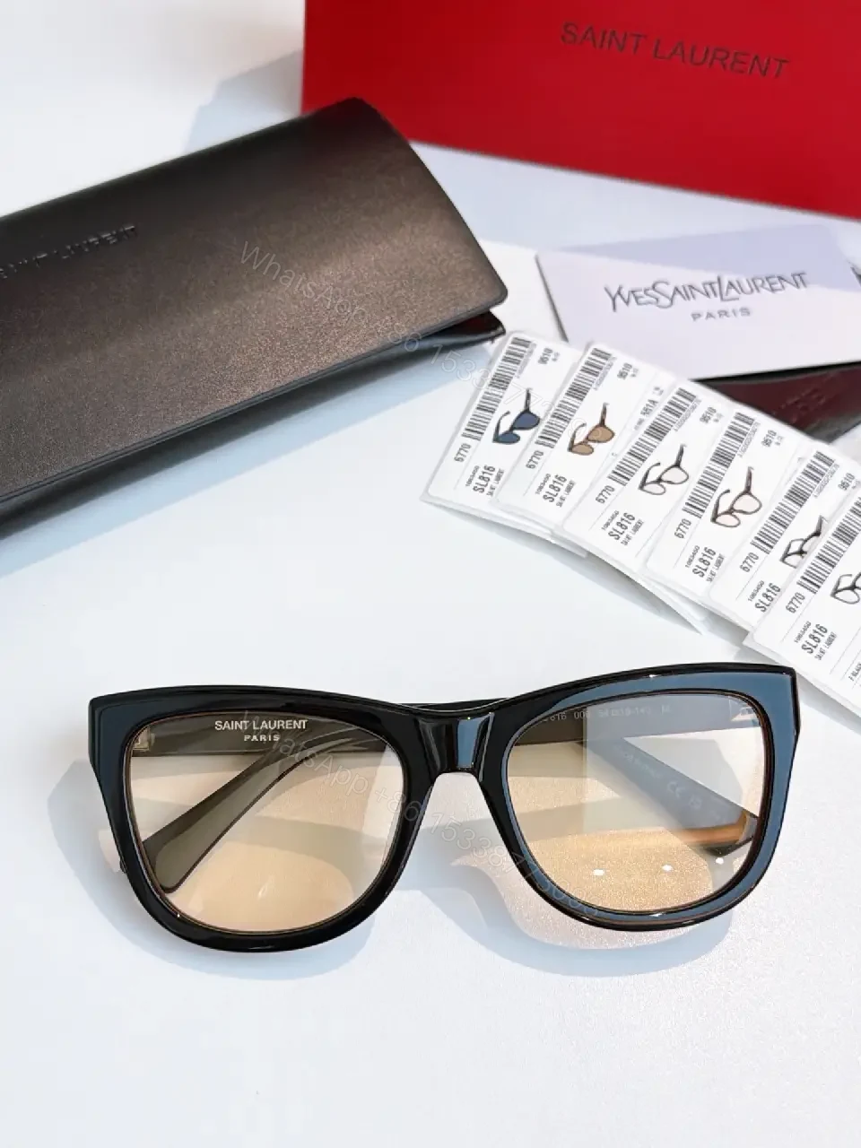 View 4 of Oversized Cat-Eye Sunglasses: Gradient UV 100% Protection