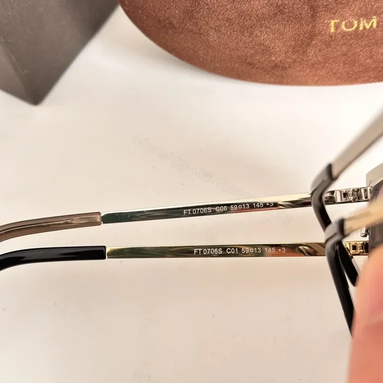 View 5 of Bold Two-Tone Tom Ford Sunglasses: Gradient, All-Day Comfort
