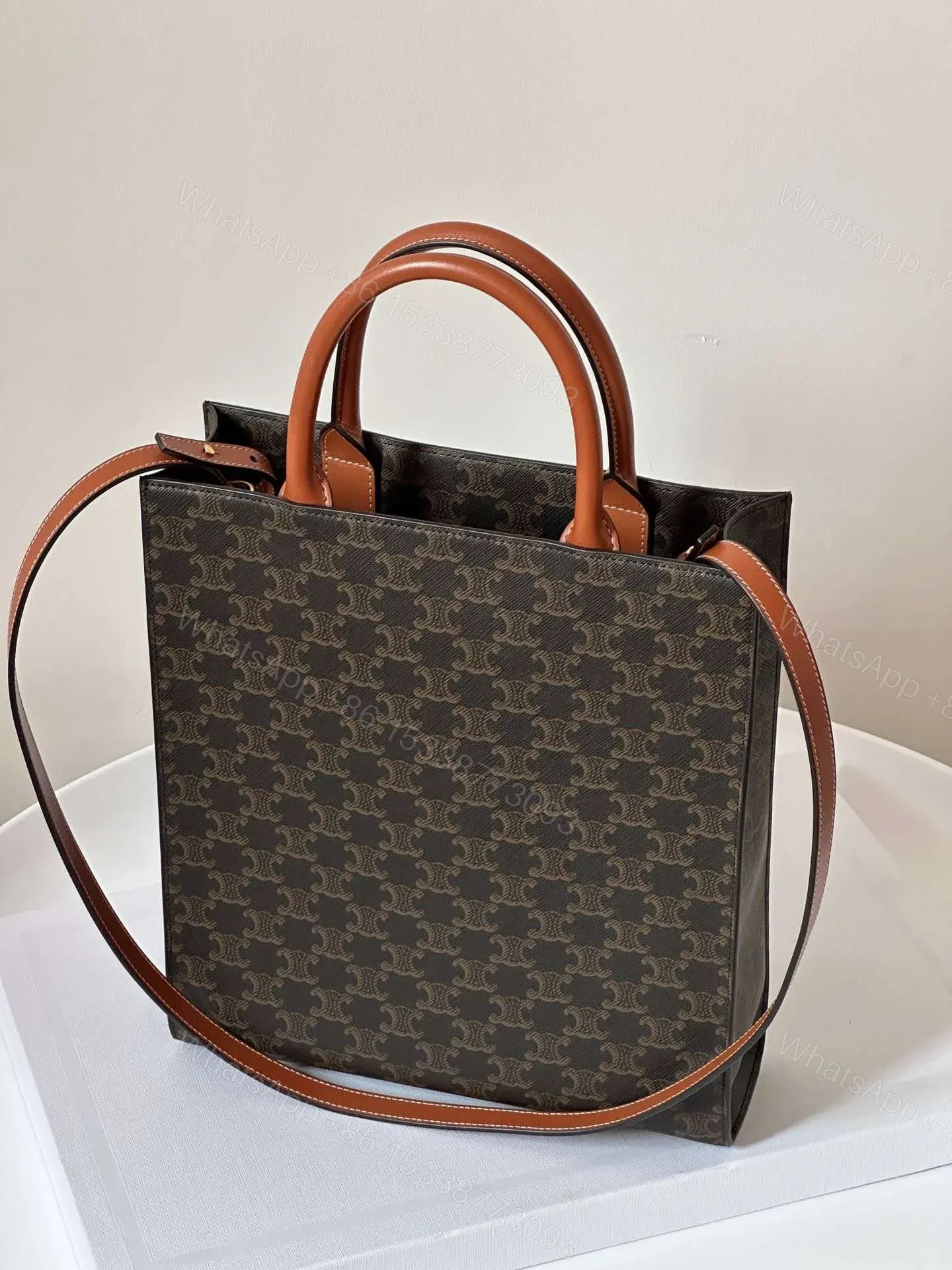 View 5 of Celine Tote Triomphe Canvas Super Quality Handbag 28x32cm