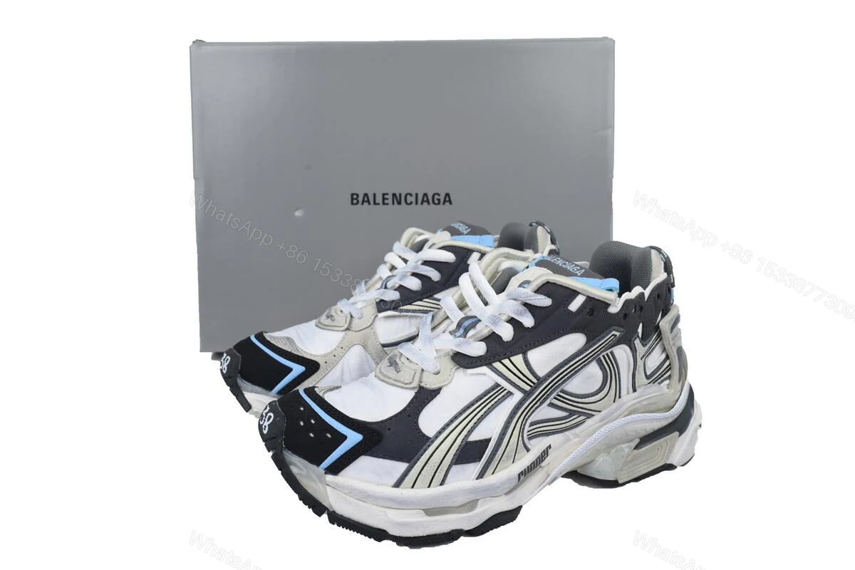 View 7 of Balenciaga Runner Sneaker Lan Bai Hei 772767 W3RNY 0623