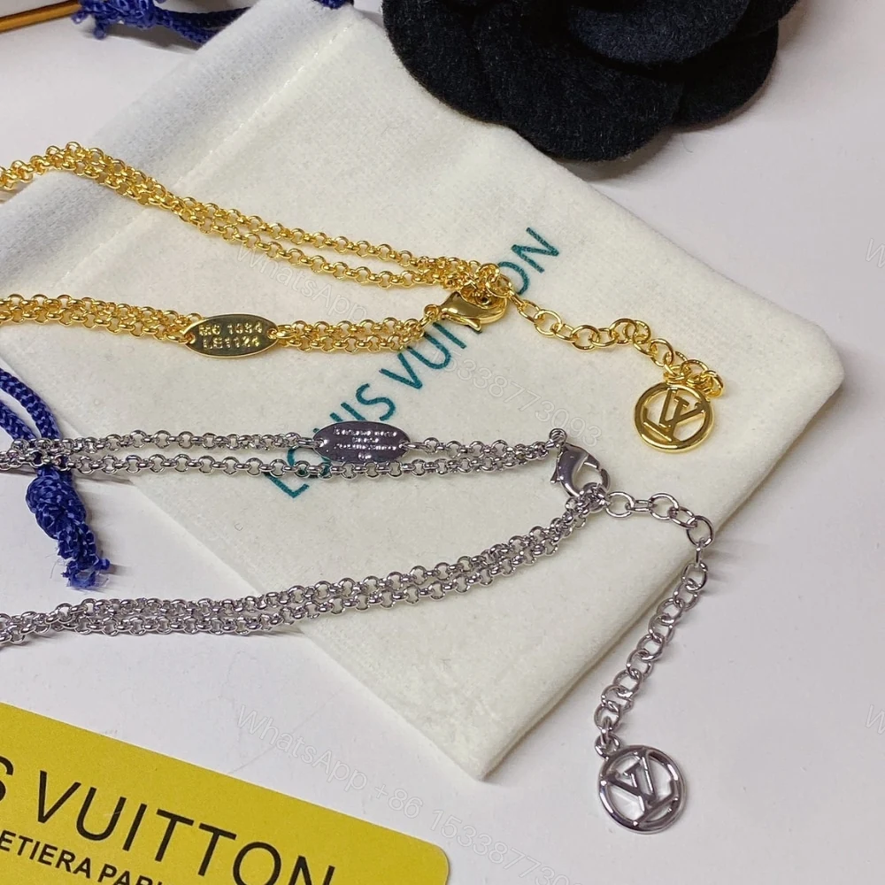 View 6 of LOUIS VUITTON LADY LV NECKLACE GOLD TONE M01845