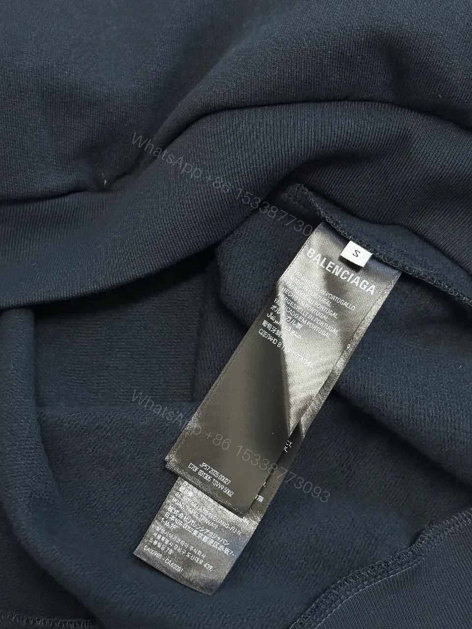 View 7 of Dark Navy Hoodie: Minimalist, Designer-Inspired Comfort