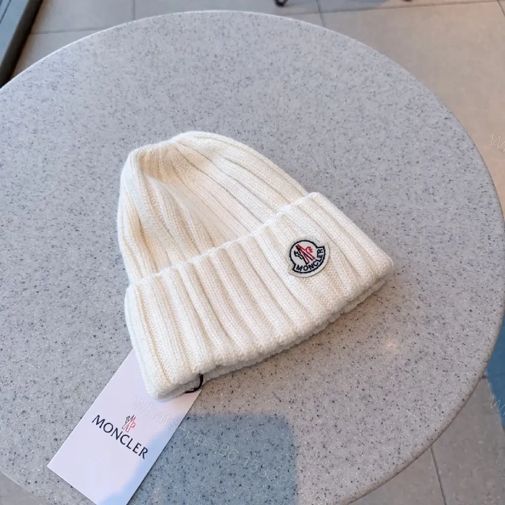 View 8 of Cozy Knit Beanie: Soft Ribbed Warmth, Subtle Emblem, Luxury Style