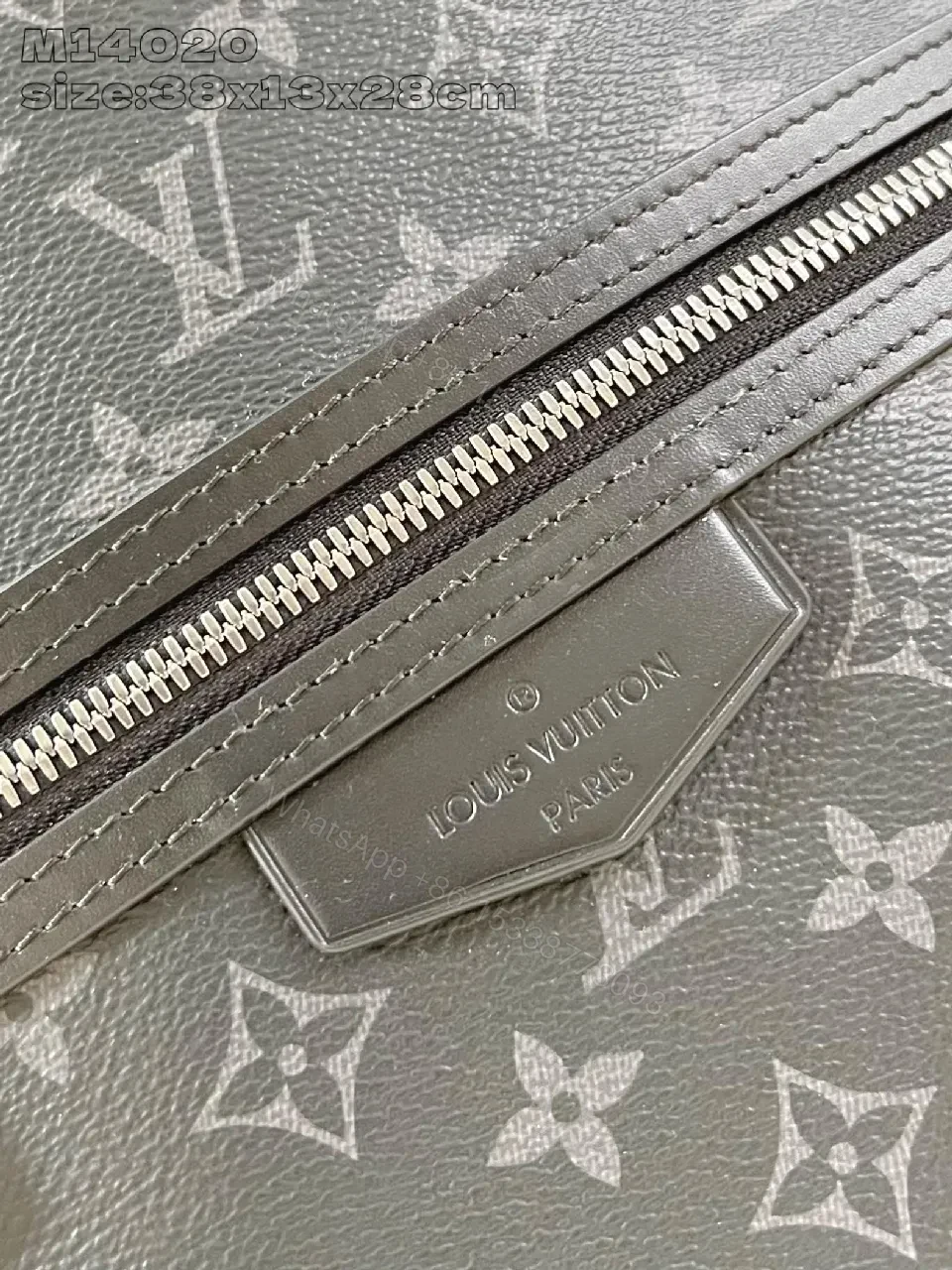 View 2 of Compact Monogram Canvas Backpack: Subtle Luxury, Everyday Utility