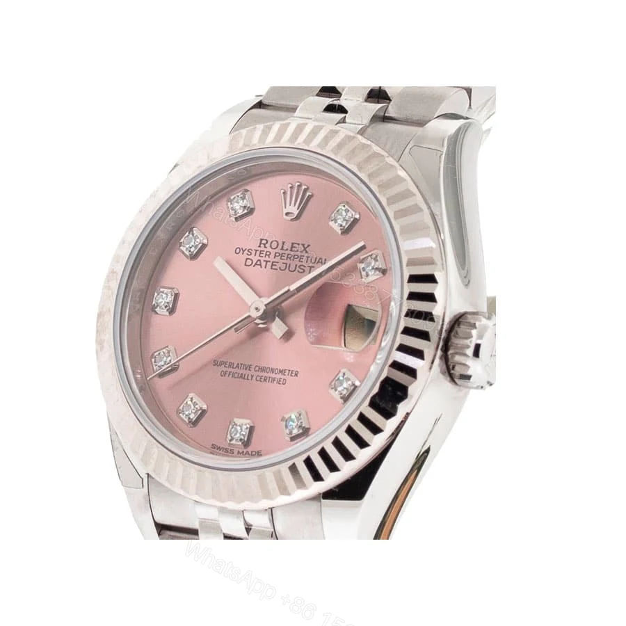View 2 of Rolex Datejust 31 278240 Super Clone: Steel Pink Dial Oyster Bracelet 31mm