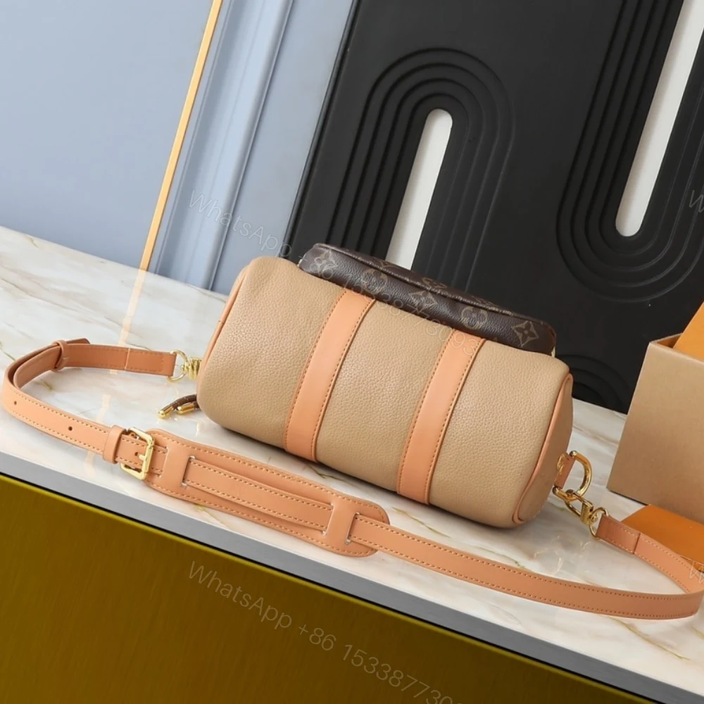 View 5 of Louis Vuitton Keepall Bandoulière 25 Bag Beige 25Cm M12627