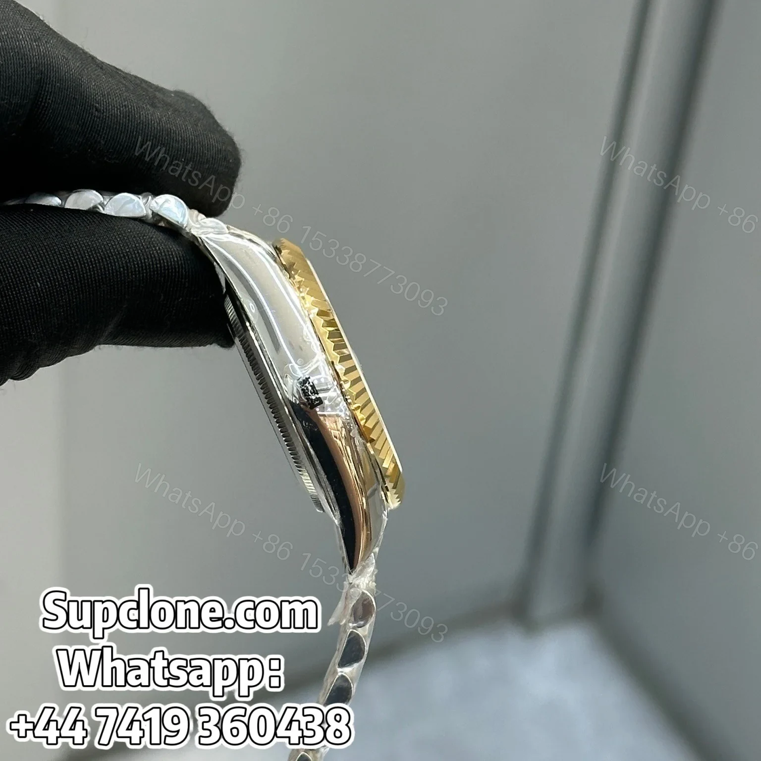 View 8 of Rolex Sky-Dweller Super Clone 1:1 – Black Dial Jubilee Bracelet (9002 Movement)