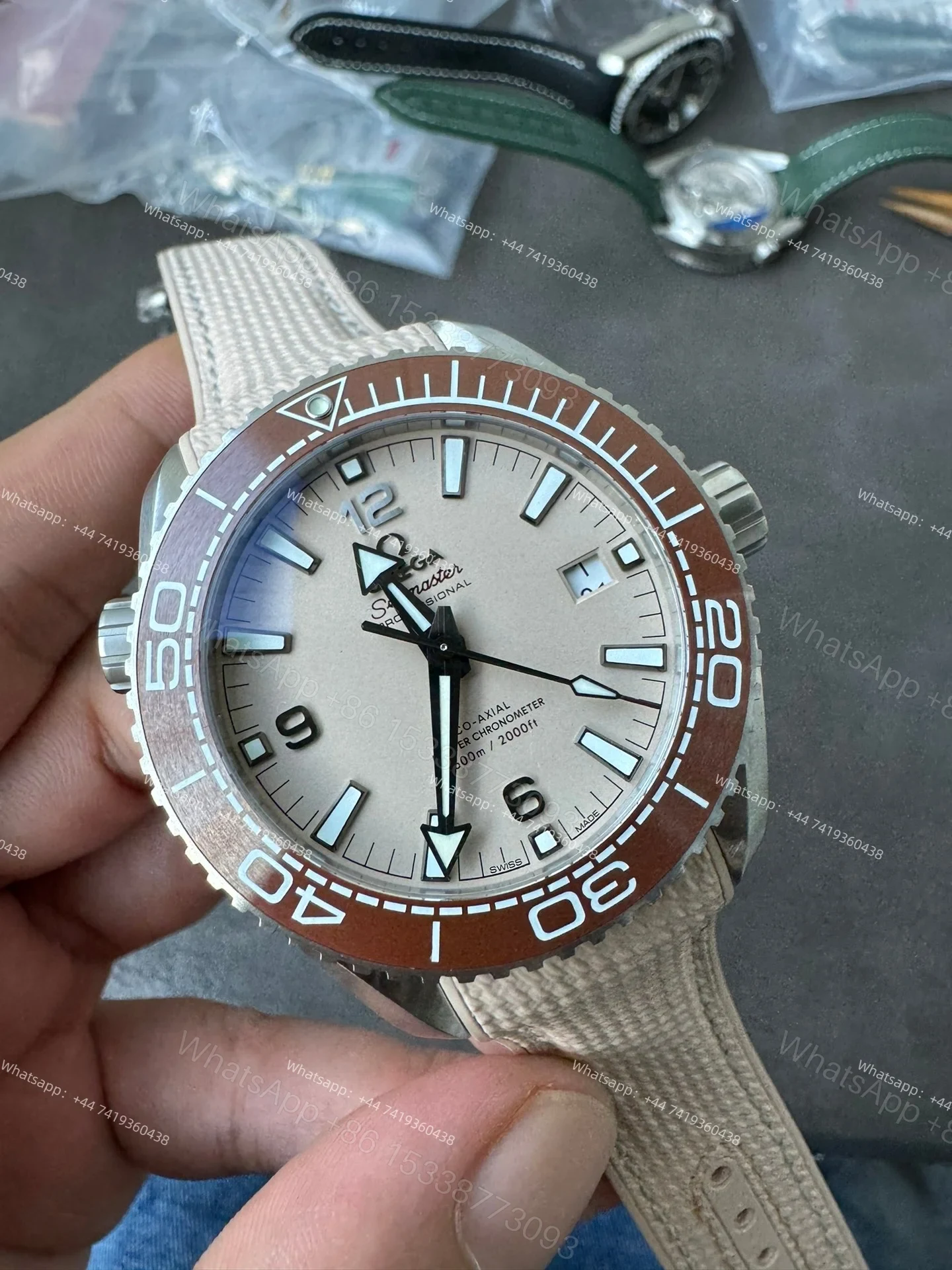View 2 of Omega Super Clone Seamaster Planet Ocean 600m 43.5MM 215.32.44.21.09.001
