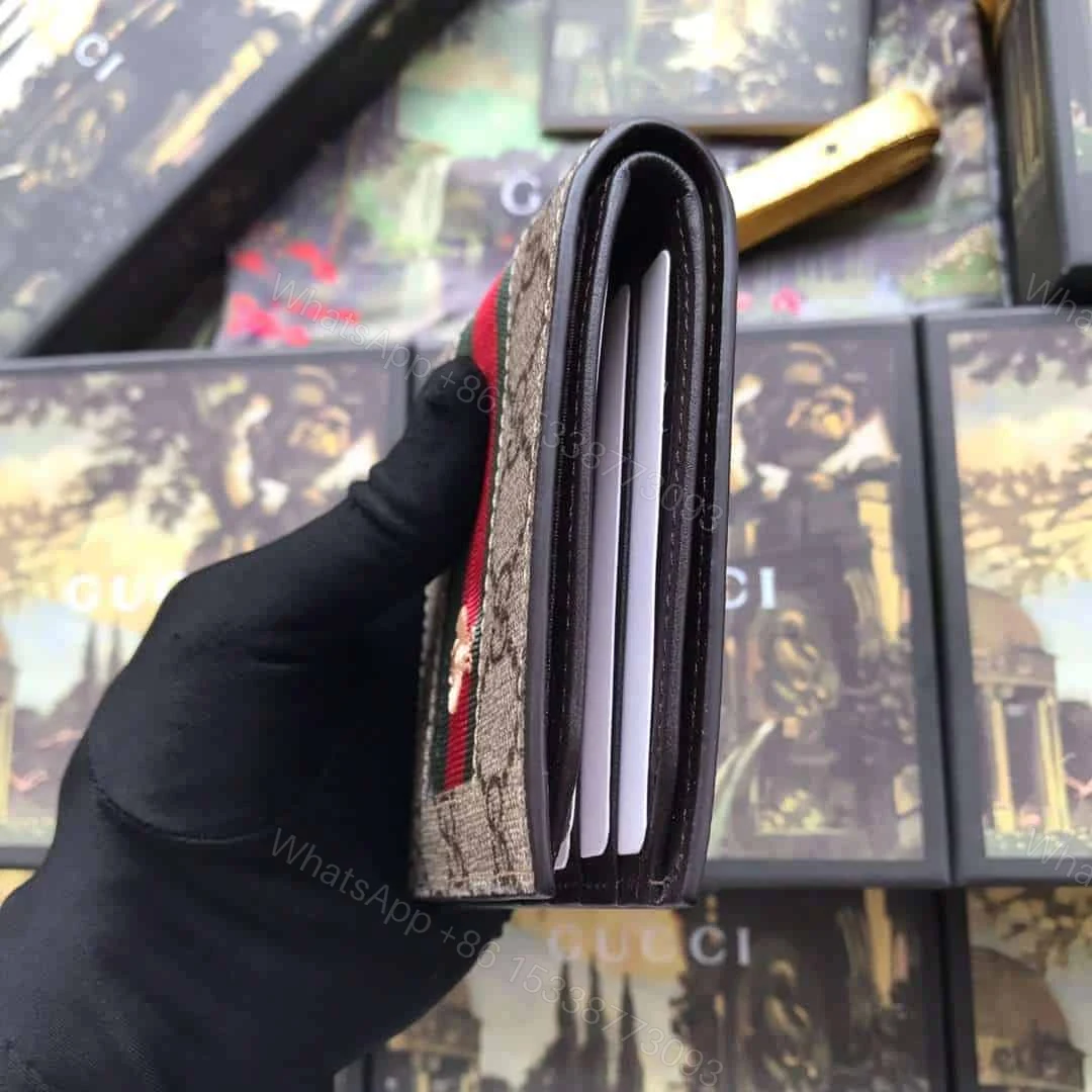 View 3 of GUCCI WEB GG SUPREME WALLET