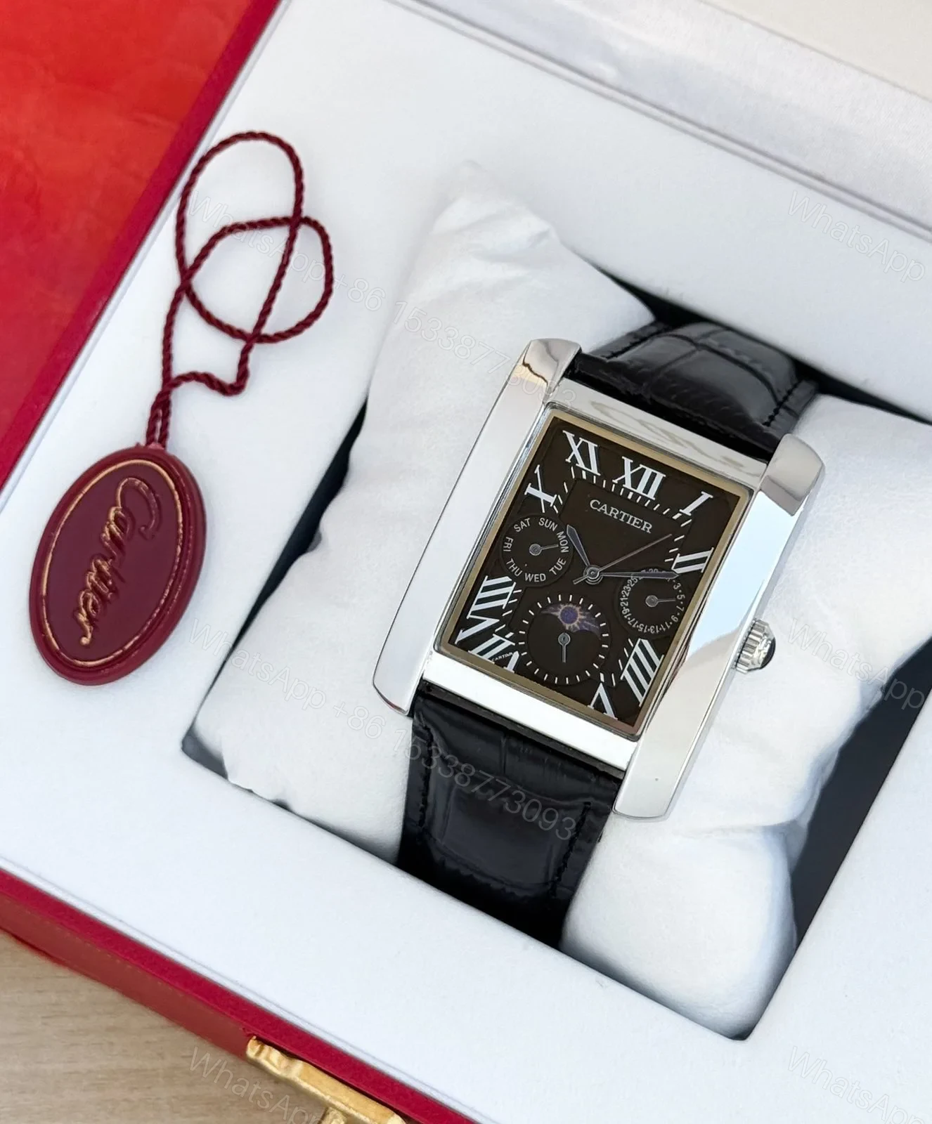 Cartier Super Slim Diastar Square (42mm) — view 1