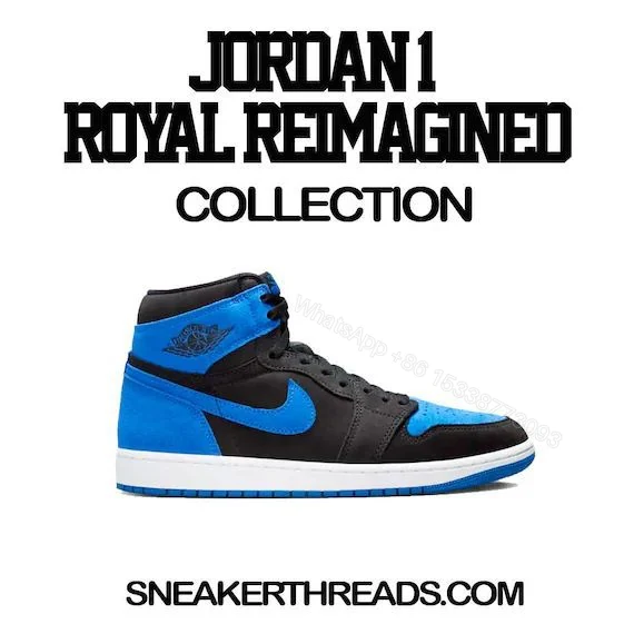View 2 of FIRST COPY AIR JORDANS RETRO 1 HIGH ROYAL REIMAGINED