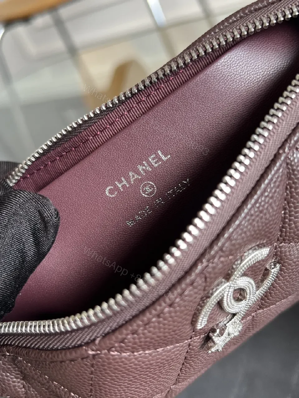 View 9 of Quilted Leather Shoulder Bag: Chic, Versatile Luxury Bag