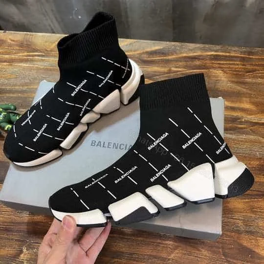 View 8 of BALENCIAGA SPEED 2.0 LOGO-PRINT SNEAKERS – BB152