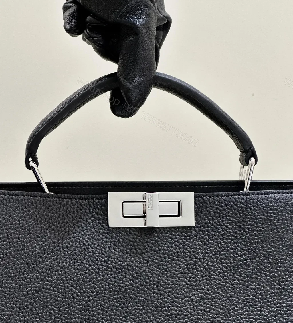 View 2 of Lux Leather Handbag + Monogram Cardholder Duo: Everyday Luxury
