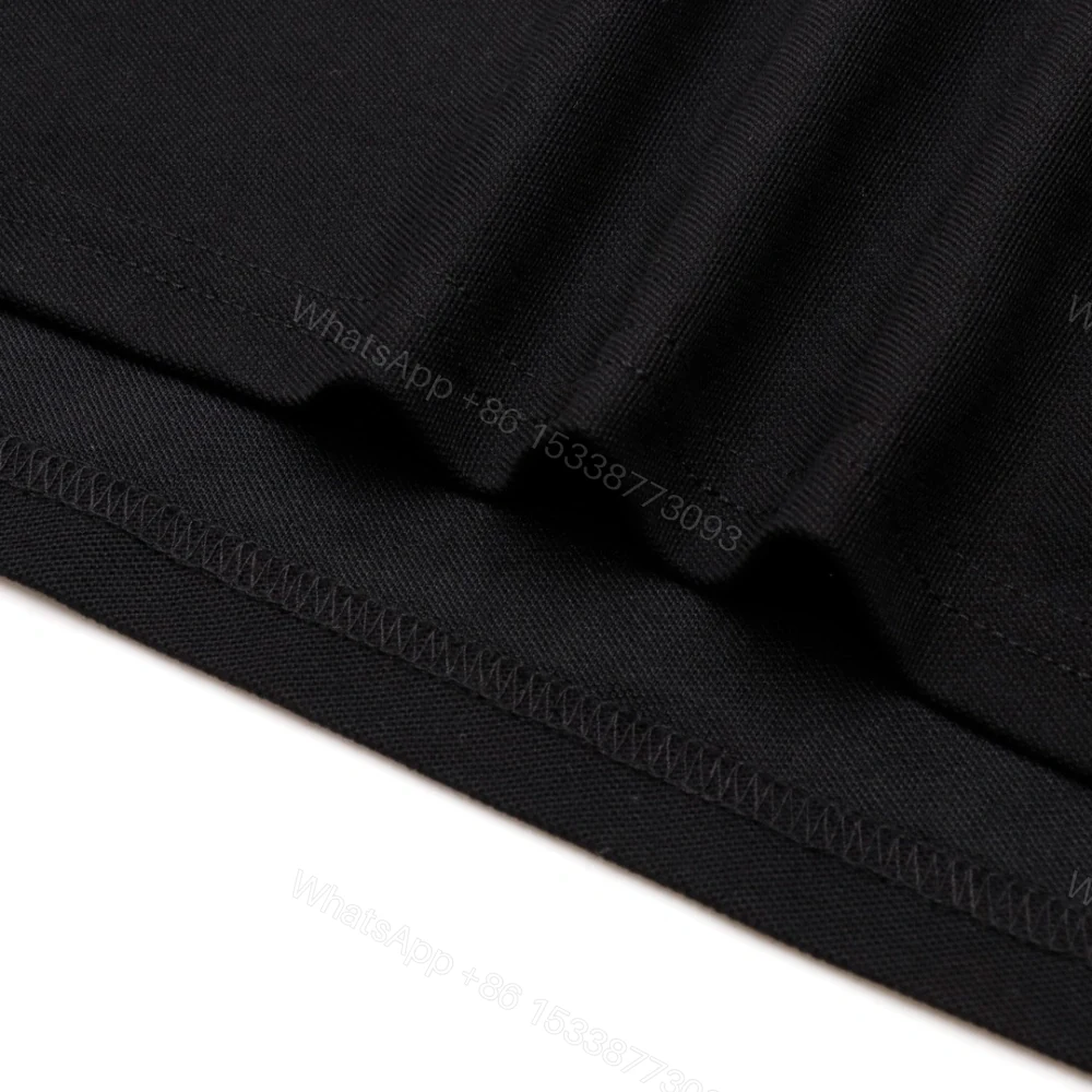 View 7 of 高仿LV*SS23系列1AFR0037彩標刺繡POLO衫黑色