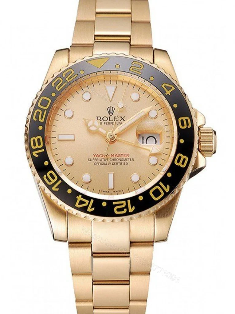 Superclone Rolex GMT-Master II Gold Dial 1453749 — view 1