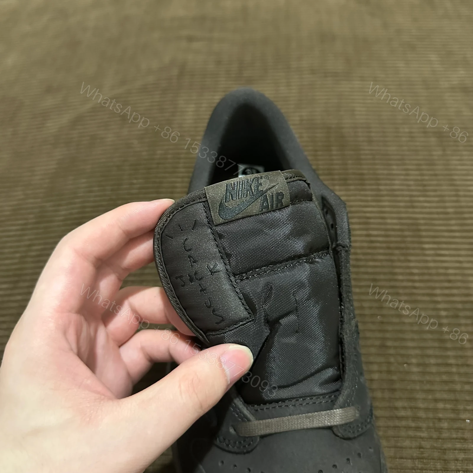 View 8 of Jordan 1 Retro Low OG SP Travis Scott Velvet Brown