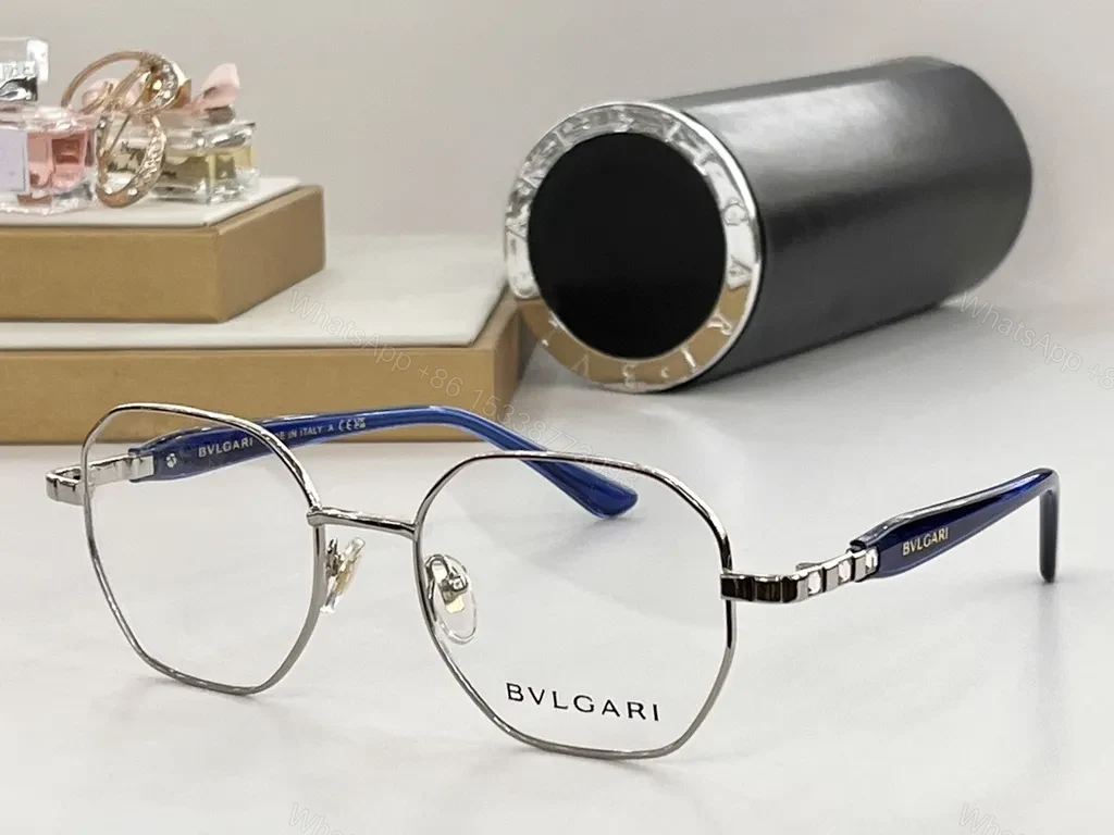 View 7 of Gunmetal BVLGARI Metal Eyewear: Luxe Designer Frames