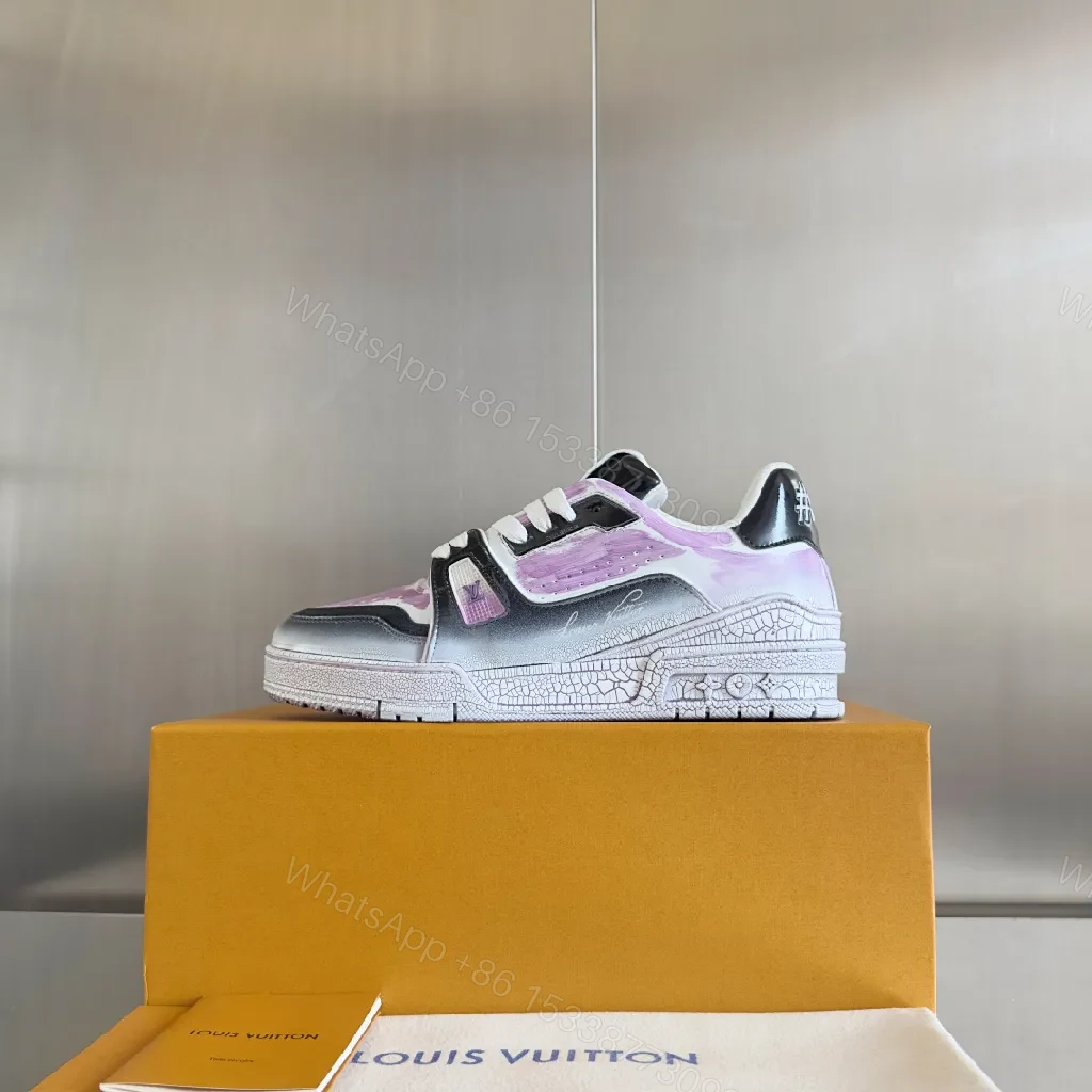 View 8 of Lilac Leather Luxe Sneaker: Playful City-Ready Comfort
