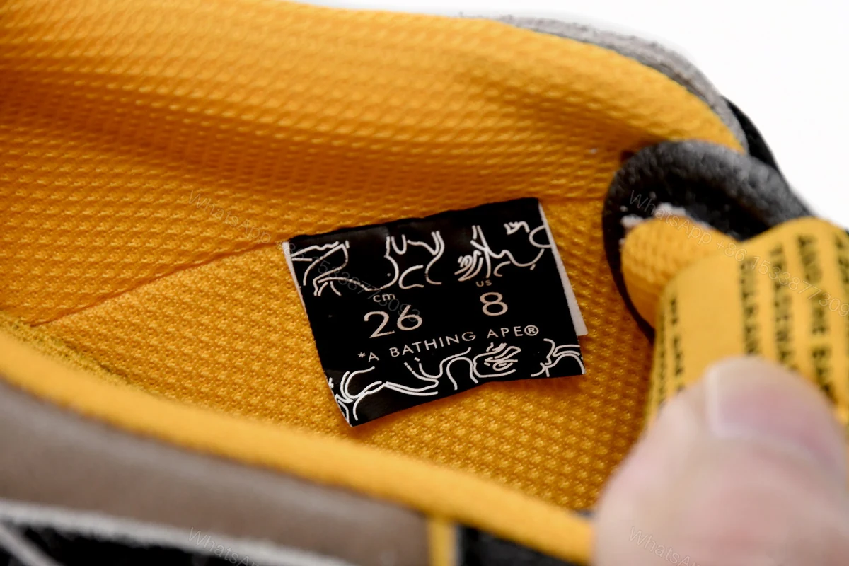 View 8 of Bape Sk8 Sta Low Make old Black and Yellow 1120-291-021(BapeSta)