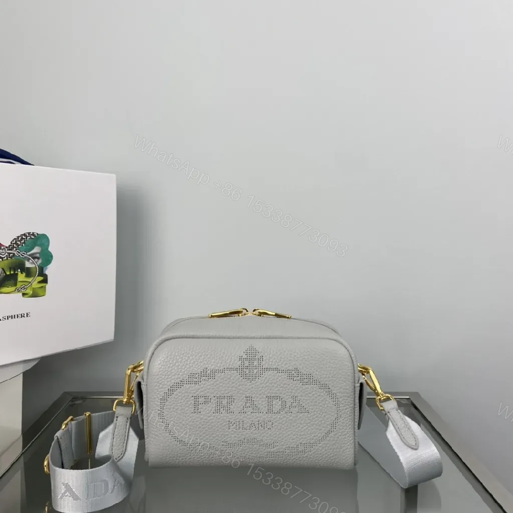 Small Structured Crossbody: Luxe Pebbled Leather, Gold Hardware, Compact — view 1