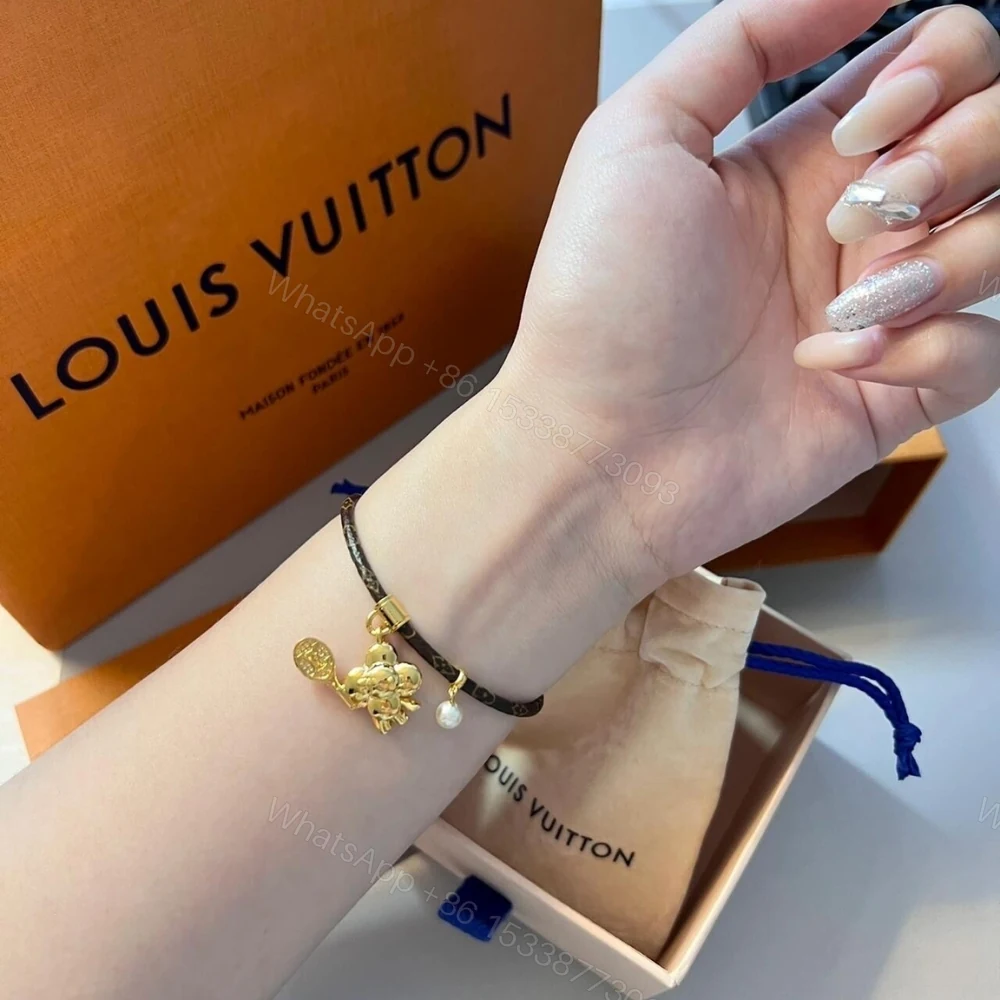 View 7 of Louis Vuitton Vivienne On The Court Bracelet Monogram Brown M8087Z