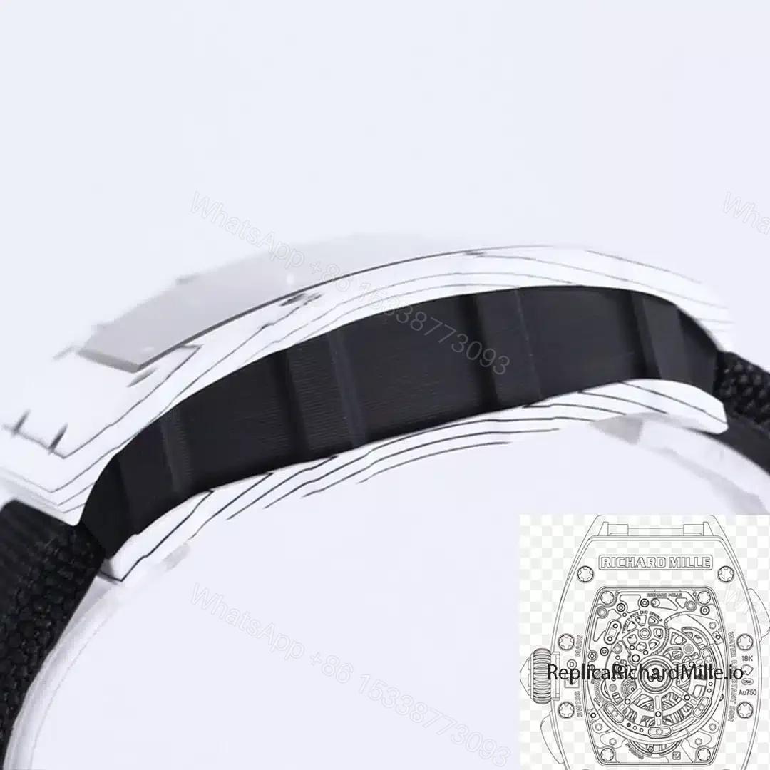 View 6 of Replica Richard Mille RM35-01 BBR Factory Black Strap