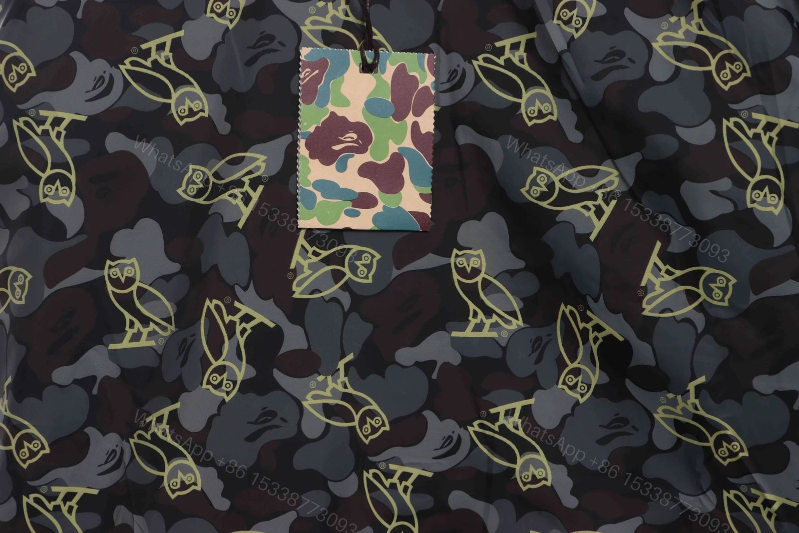 View 10 of Bape x OVO Varsity Jacket Black