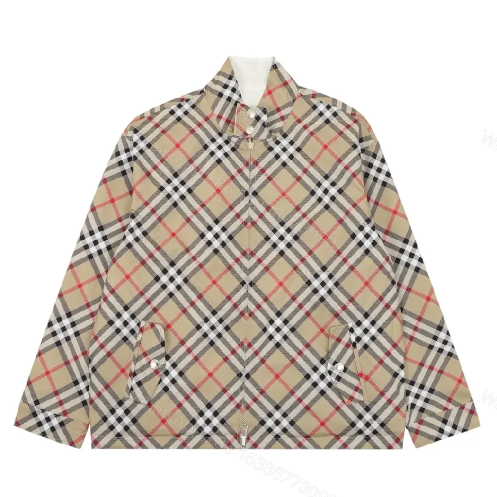 View 10 of Ivory Windbreaker: Minimalist Shell, Check Collar, Versatile Style
