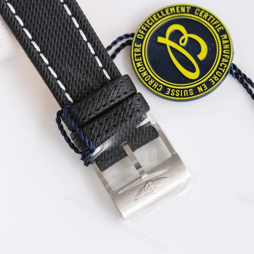 View 3 of Breitling Avenger Automatic GMT 45 Watch – Black Dial, Stainless Steel Case, Black Strap