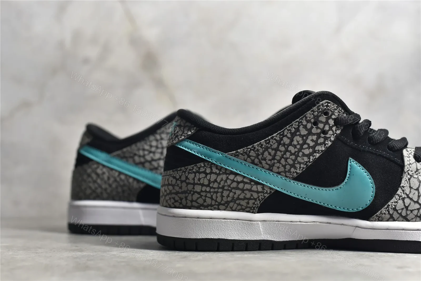 View 5 of UA Nike Dunk SB Low Atmos Elephant replicas